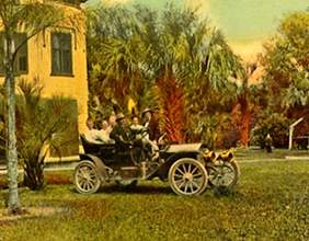 Historic postcard of the estate